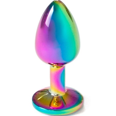 Secretplay - Tappo In Metallo Rainbow Taglia Piccola 7 Cm - SECRETPLAY TOYS - Plug e Catene Anali | erosidea.com