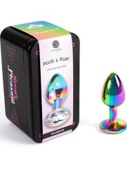 Secretplay - Tappo In Metallo Rainbow Taglia Piccola 7 Cm - SECRETPLAY TOYS - Plug e Catene Anali | erosidea.com