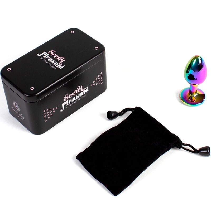 Secretplay - Tappo In Metallo Rainbow Taglia Piccola 7 Cm - SECRETPLAY TOYS - Plug e Catene Anali | erosidea.com