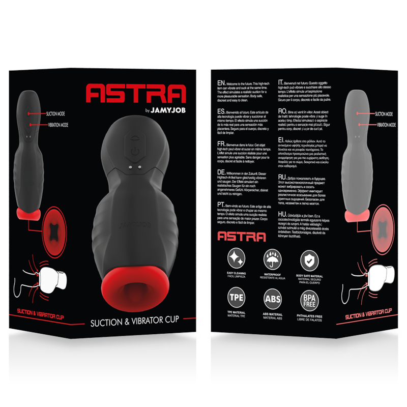 Jamyjob - Astra Aspirazione E Vibrazione - JAMYJOB - Masturbatori Mini | erosidea.com