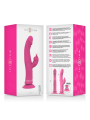 Vibratore Intense Julio Rabbit In Silicone Rosa - INTENSE FUN - Vibratori Rabbit | erosidea.com