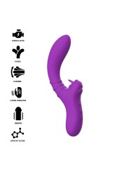 Vibratore Intense Flessibile Harry Con Lingua Viola - INTENSE FUN - Vibratori | erosidea.com