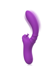 Vibratore Intense Flessibile Harry Con Lingua Viola - INTENSE FUN - Vibratori | erosidea.com