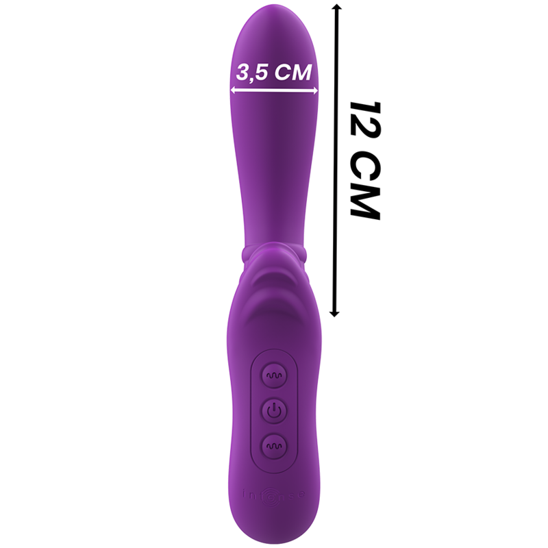 Vibratore Intense Flessibile Harry Con Lingua Viola - INTENSE FUN - Vibratori | erosidea.com