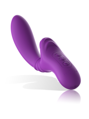 Vibratore Intense Flessibile Harry Con Lingua Viola - INTENSE FUN - Vibratori | erosidea.com