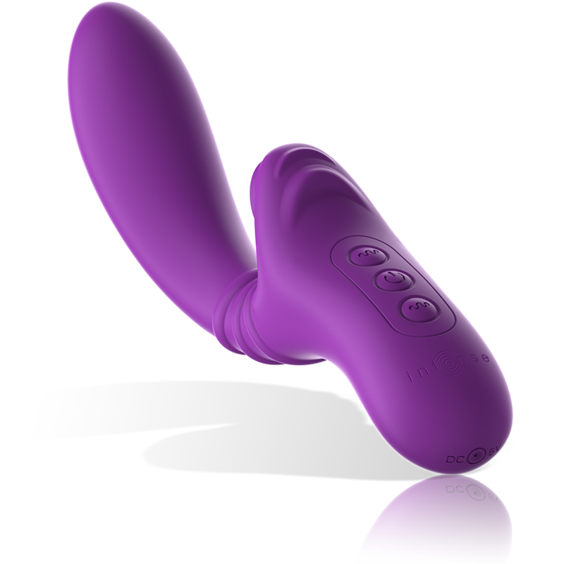 Vibratore Intense Flessibile Harry Con Lingua Viola - INTENSE FUN - Vibratori | erosidea.com