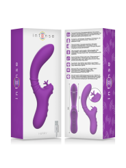 Vibratore Intense Flessibile Harry Con Lingua Viola - INTENSE FUN - Vibratori | erosidea.com