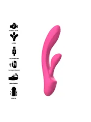 Vibratore Intense Luigi Rabbit Silicone Liquido Rosa - INTENSE - Vibratori Rabbit | erosidea.com