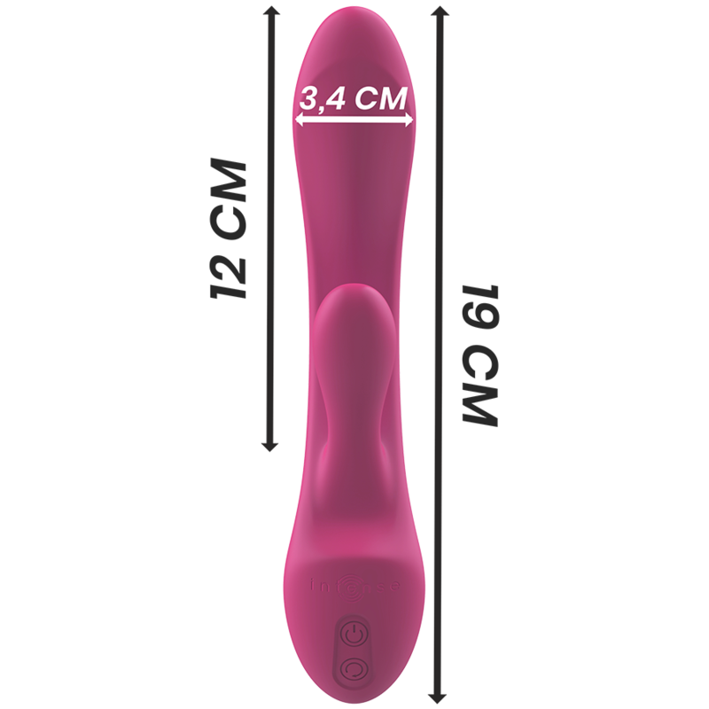 Vibratore Intense Luigi Rabbit Silicone Liquido Rosa - INTENSE - Vibratori Rabbit | erosidea.com