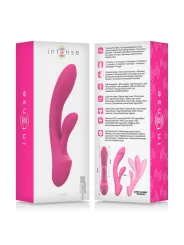 Vibratore Intense Luigi Rabbit Silicone Liquido Rosa - INTENSE - Vibratori Rabbit | erosidea.com