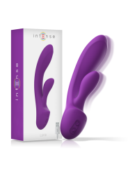 Vibratore Intense Luigi Rabbit Silicone Liquido Viola - INTENSE FUN - Vibratori Rabbit | erosidea.com