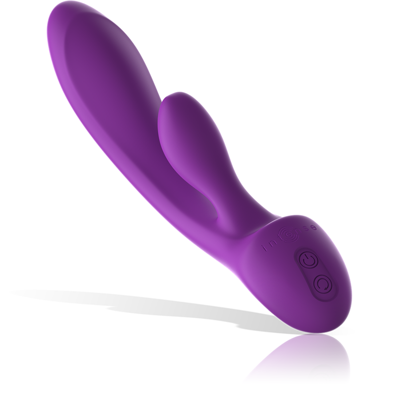 Vibratore Intense Luigi Rabbit Silicone Liquido Viola - INTENSE FUN - Vibratori Rabbit | erosidea.com