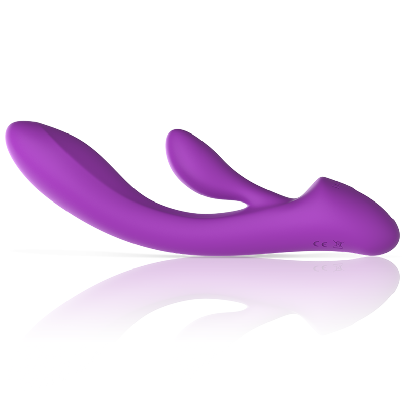 Vibratore Intense Luigi Rabbit Silicone Liquido Viola - INTENSE FUN - Vibratori Rabbit | erosidea.com