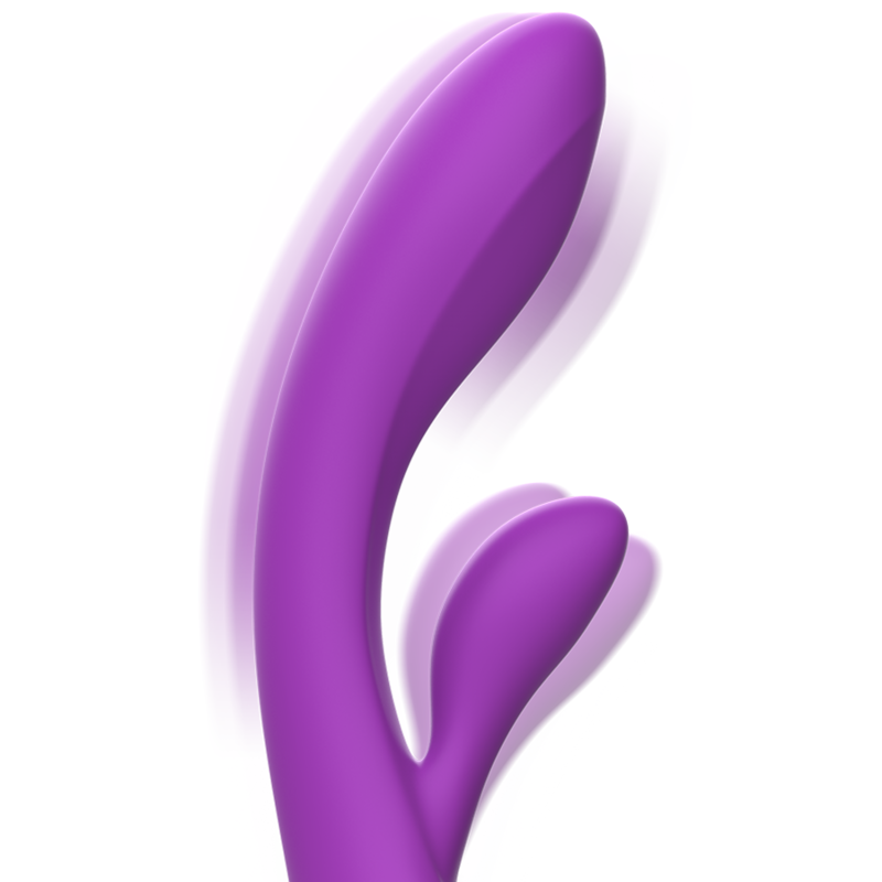 Vibratore Intense Luigi Rabbit Silicone Liquido Viola - INTENSE FUN - Vibratori Rabbit | erosidea.com