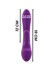 Vibratore Intense Luigi Rabbit Silicone Liquido Viola - INTENSE FUN - Vibratori Rabbit | erosidea.com