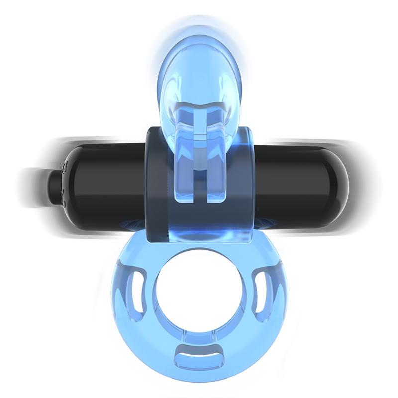 Intense - Anello Vibrante Fry Blu - INTENSE COUPLES TOYS - Anelli Fallici | erosidea.com