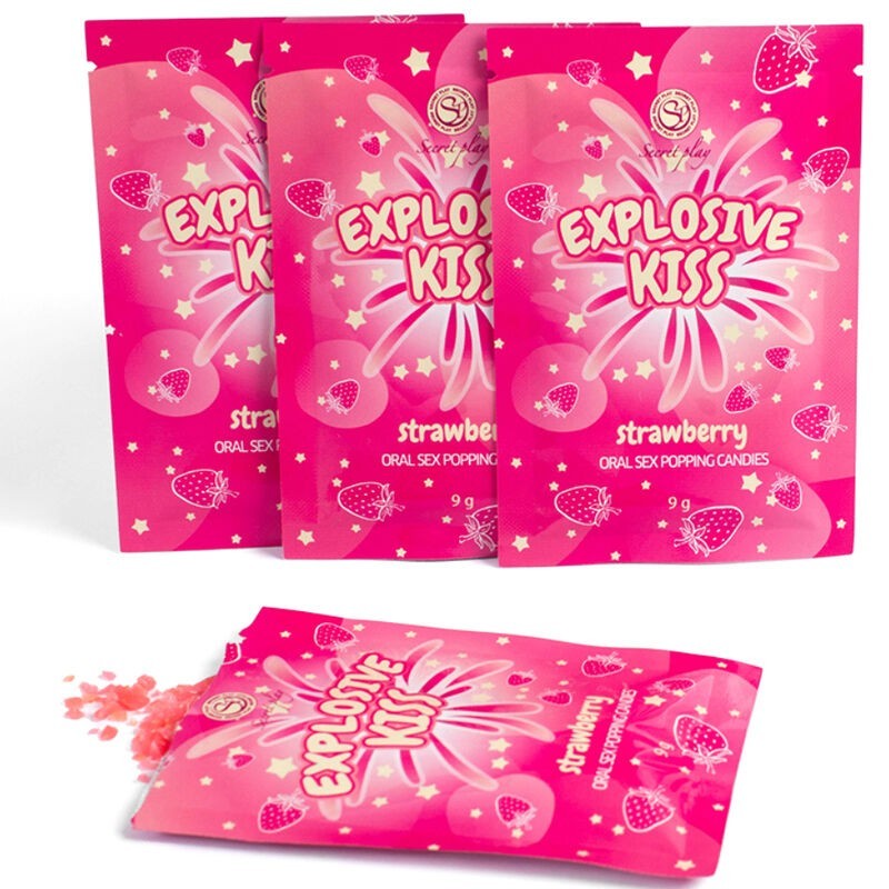 Secretplay - Caramelle Esplosive Alla Fragola - SECRETPLAY COSMETIC - Aromatizzati e Commestibili | erosidea.com