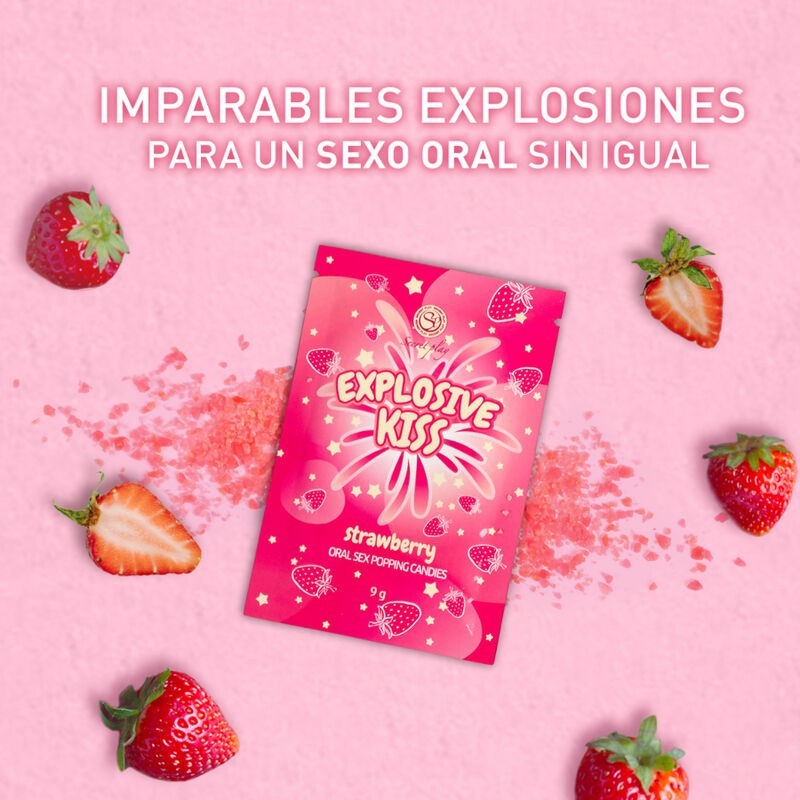 Secretplay - Caramelle Esplosive Alla Fragola - SECRETPLAY COSMETIC - Aromatizzati e Commestibili | erosidea.com