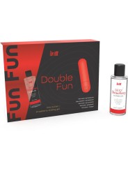 Intt Releases - Kit Doppio Divertimento Con Bullet Vibrante E Gel Da Massaggio Alla Fragola - INTT RELEASES - Kit del piacere e Giochi Erotici | erosidea.com
