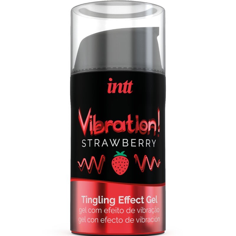Vibratore Liquido Intt Vibration Fragola 15 Ml - INTT UNISEX AROUSAL GEL - Vibratori Liquidi | erosidea.com