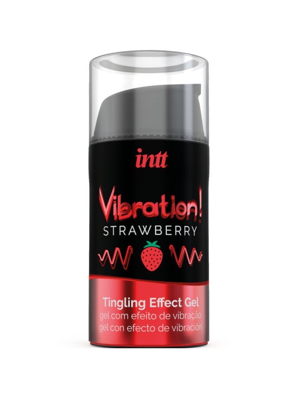 Vibratore Liquido Intt Vibration Fragola 15 Ml - INTT UNISEX AROUSAL GEL - Vibratori Liquidi | erosidea.com