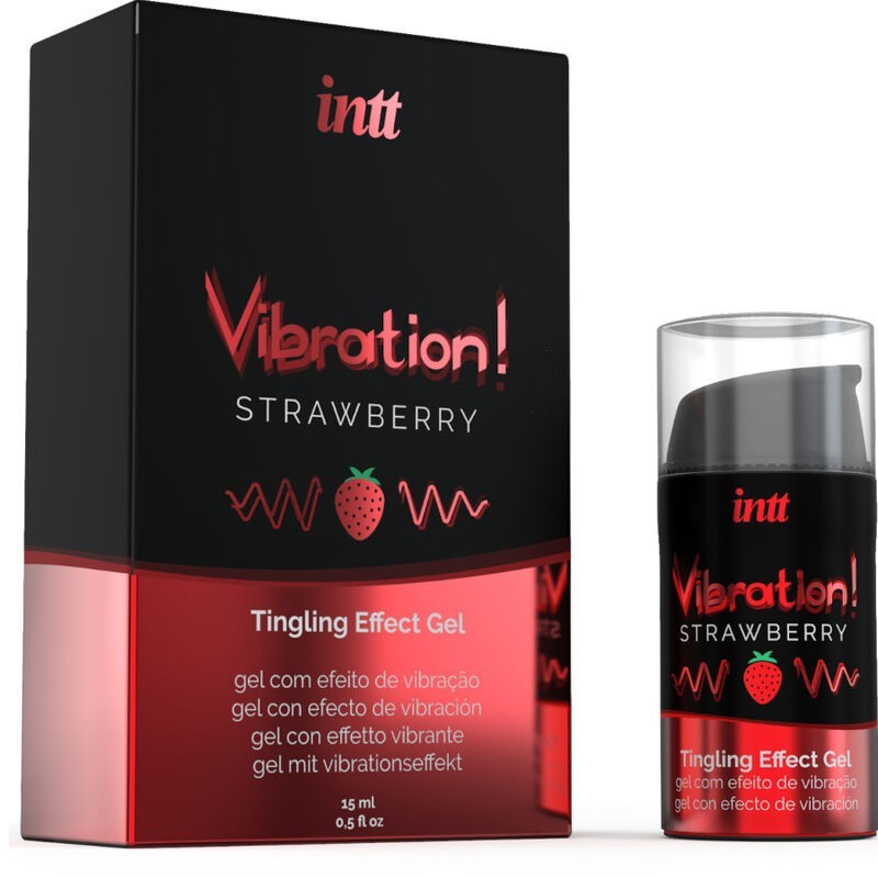 Vibratore Liquido Intt Vibration Fragola 15 Ml - INTT UNISEX AROUSAL GEL - Vibratori Liquidi | erosidea.com