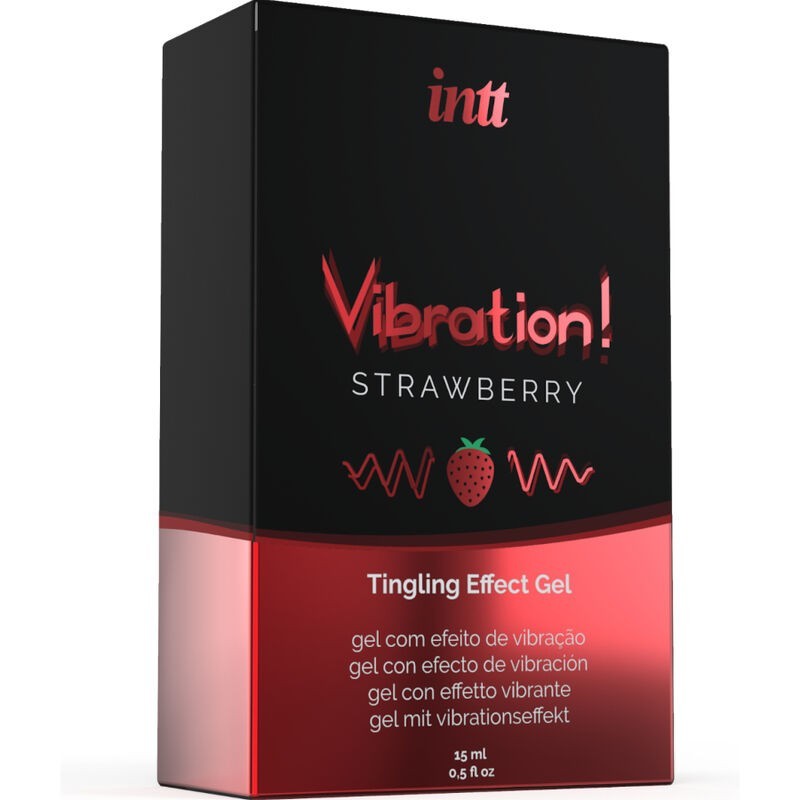 Vibratore Liquido Intt Vibration Fragola 15 Ml - INTT UNISEX AROUSAL GEL - Vibratori Liquidi | erosidea.com