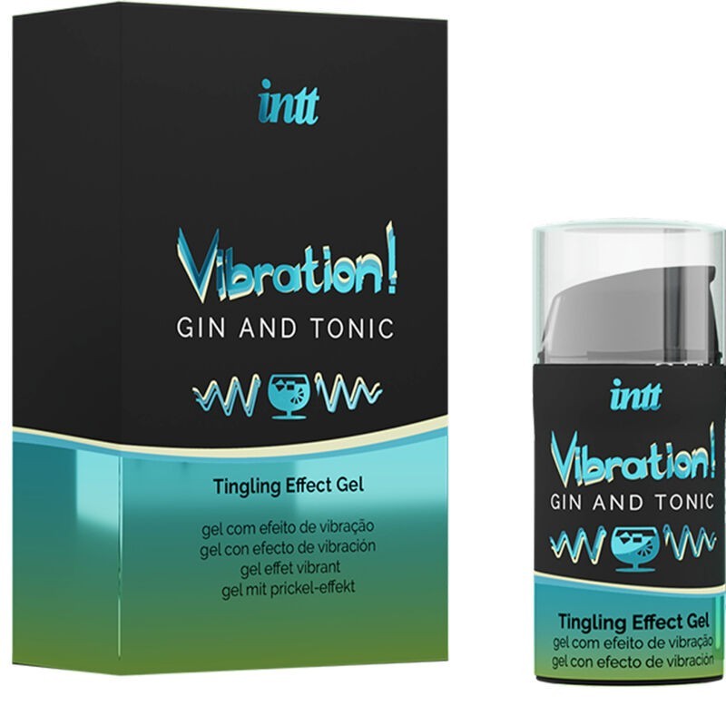 Vibratore Liquido Intt Vibration Gin&Tonic 15 Ml - INTT UNISEX AROUSAL GEL - Vibratori Liquidi | erosidea.com