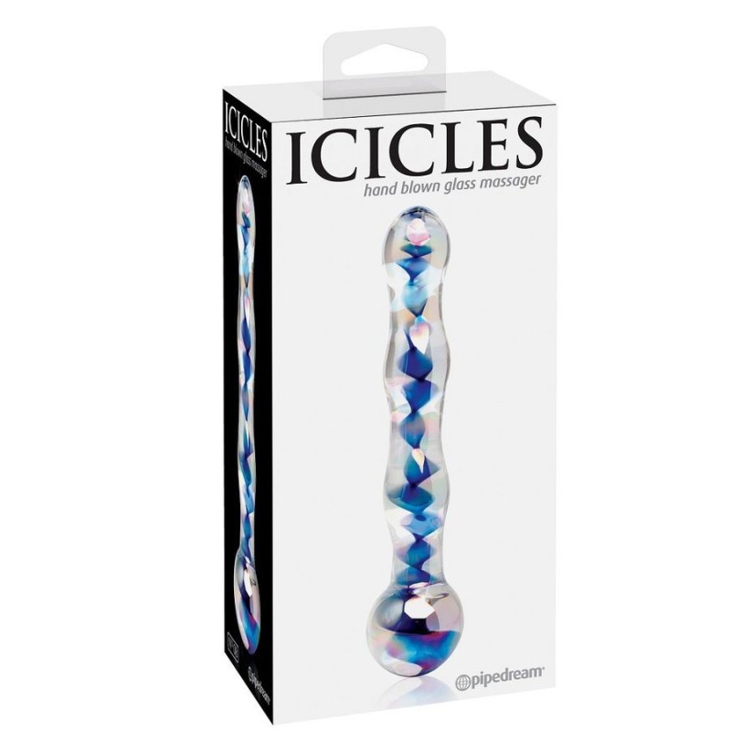Icicles - Massaggiatore In Vetro N. 8 - ICICLES - Dildo Speciali | erosidea.com