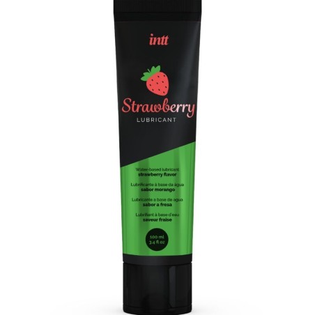 Intt Lubricants - Lubrificante Intimo A Base Acquosa Gusto Fragola - INTT LUBRICANTS - Aromatizzati e Commestibili | erosidea.com