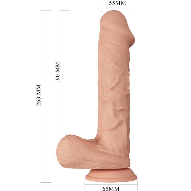 Baile Bellissimo Incontro Bergrisi Dildo Flessibile Realistico 26 Cm Naturale - BAILE DILDOS - Dildo Realistici | erosidea.com