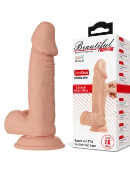 Baile Bellissimo Dildo Flessibile Realistico Zebulone Incontro 19.4 Cm Naturale