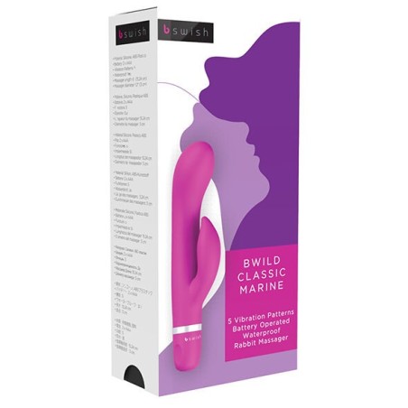 Vibratore B Swish Bwild Classic Marine Rabbit Cerise - B SWISH - Vibratori Rabbit | erosidea.com