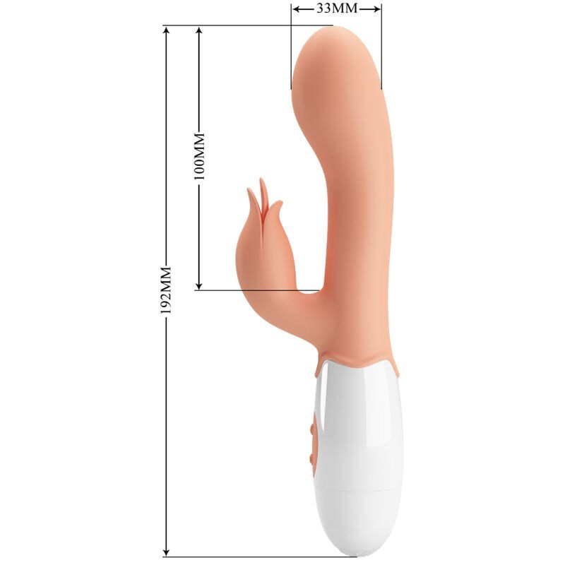 Vibratore Bloody Mary Con Stimolatore - PRETTY LOVE - Vibratori Rabbit | erosidea.com
