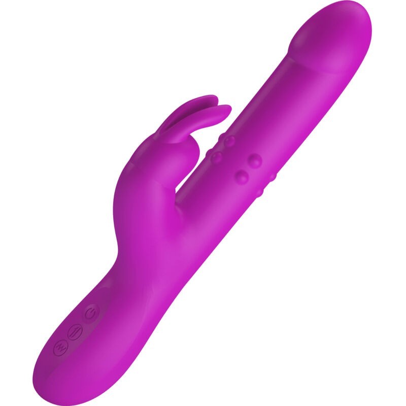 Pretty Love - Vibratore Reese Con Rotazione Viola - PRETTY LOVE - Vibratori | erosidea.com