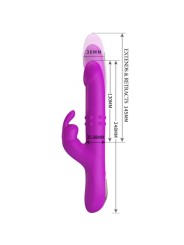 Pretty Love - Vibratore Reese Con Rotazione Viola - PRETTY LOVE - Vibratori | erosidea.com