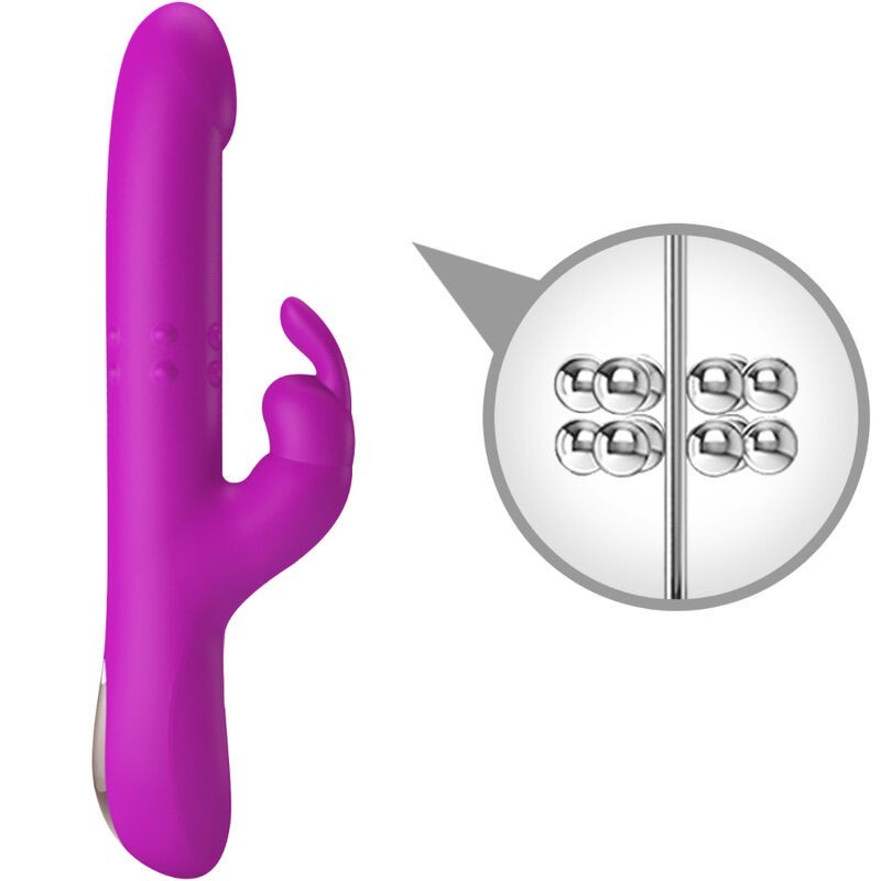 Pretty Love - Vibratore Reese Con Rotazione Viola - PRETTY LOVE - Vibratori | erosidea.com