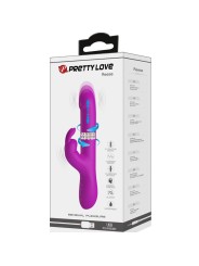 Pretty Love - Vibratore Reese Con Rotazione Viola - PRETTY LOVE - Vibratori | erosidea.com