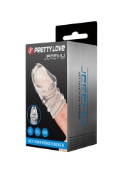Guaina Pene Pretty Love Jeremy Trasparente - PRETTY LOVE MALE - Guaine e Prolunghe | erosidea.com