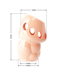 Pene Naturale Oscar Piƒâ„¢ Spesso - PRETTY LOVE MALE - Guaine e Prolunghe | erosidea.com