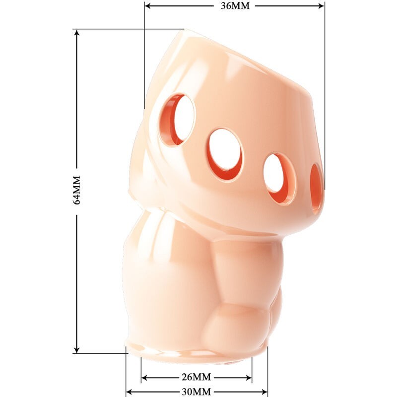 Pene Naturale Oscar Piƒâ„¢ Spesso - PRETTY LOVE MALE - Guaine e Prolunghe | erosidea.com