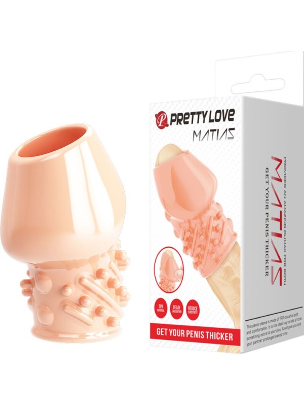 Pene Naturale Di Matias Piƒâ„¢ Spesso - PRETTY LOVE MALE - Guaine e Prolunghe | erosidea.com
