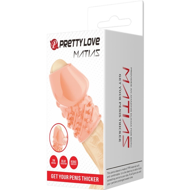 Pene Naturale Di Matias Piƒâ„¢ Spesso - PRETTY LOVE MALE - Guaine e Prolunghe | erosidea.com