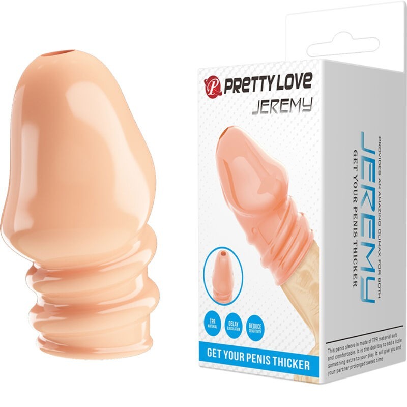 Pene Naturale Di Jeremy Piƒâ„¢ Spesso - PRETTY LOVE MALE - Guaine e Prolunghe | erosidea.com