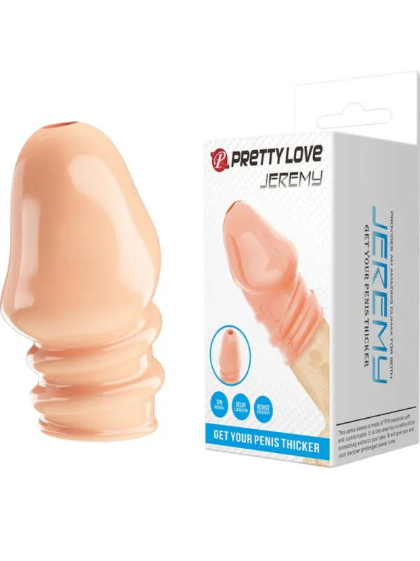 Pene Naturale Di Jeremy Piƒâ„¢ Spesso - PRETTY LOVE MALE - Guaine e Prolunghe | erosidea.com