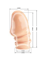 Pene Naturale Di Jeremy Piƒâ„¢ Spesso - PRETTY LOVE MALE - Guaine e Prolunghe | erosidea.com