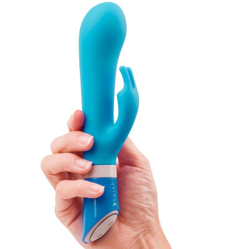 Vibratore B Swish Bwild Deluxe Bunny Rabbit Azzurro - B SWISH - Vibratori Rabbit | erosidea.com