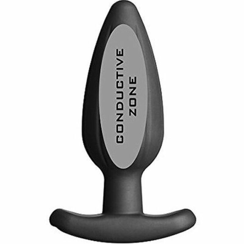 Electrastim - Tappo Rocker In Silicone Nero Grande - ELECTRASTIM - Plug e Catene Anali | erosidea.com