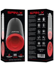 Masturbatore Jamyjob Riscaldante E Rotante Spin-X - JAMYJOB - Masturbatori | erosidea.com