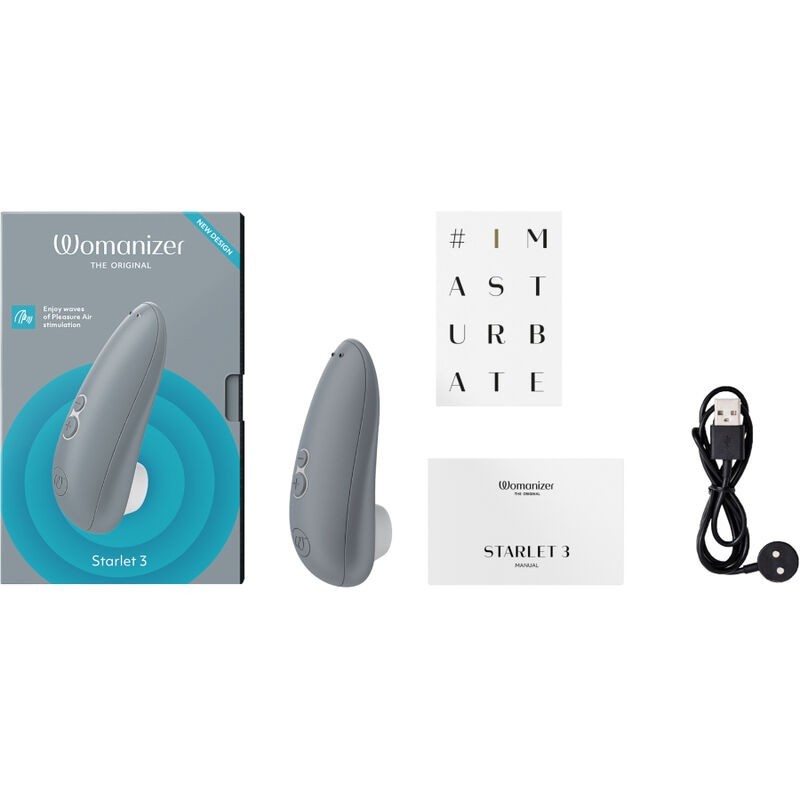 Womanizer - Stimolatore Clitoride Starlet 3 Grigio - WOMANIZER - Succhia Clitoride | erosidea.com